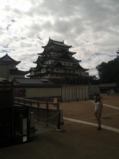 Maple's Nagoya Castle (4).jpg en Nagoya Castle Keep Tower from a distance 2016-07-15 14 55 38 own Maplestrip other versions cc-zero Nagoya Castle Keep Tower