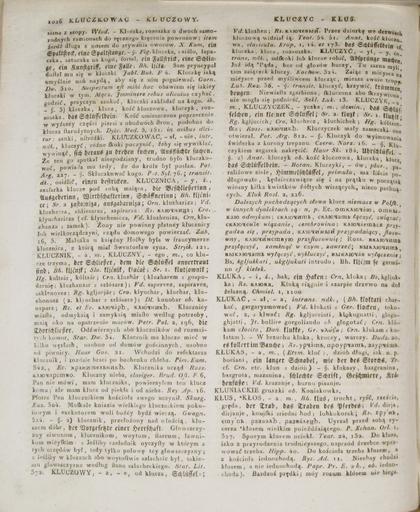 ...Slownik Jezyka Polskiego T.1 Cz.2 G-L 367.jpg Linde Samuel Bogumił - Słownik języka polskiego 2 366 368 PD-old-100-1923 Linde Samuel Bogumił - Słownik języka polskiego T 1 Cz 2 367