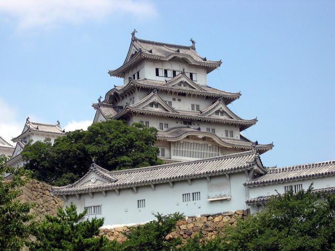 Himeji Castle 0804 2.jpg Himeji Castle Japan 07 Aug 2004 Himeji Castle Keep Tower