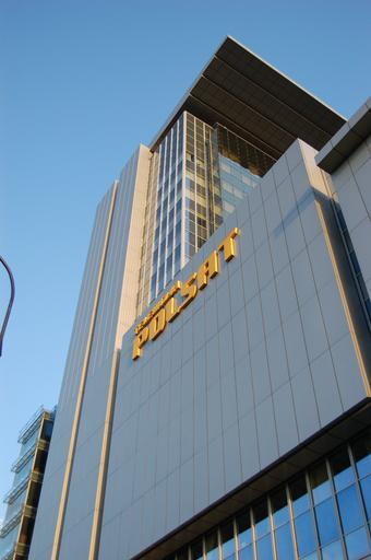Polsat 2.jpg en Polsat building Warsaw Poland pl Budynek Polsatu w Warszawie Own Magik 78 00 rip 2009-07-24 Polsat Building