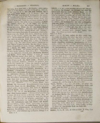 ...Slownik Jezyka Polskiego T.1 Cz.2 G-L 338.jpg Linde Samuel Bogumił - Słownik języka polskiego 2 337 339 PD-old-100-1923 Linde Samuel Bogumił - Słownik języka polskiego T 1 Cz 2 338