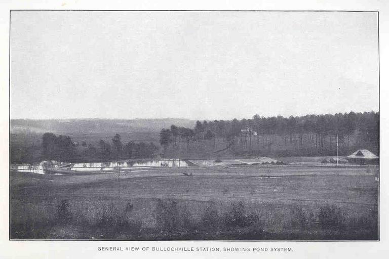 General View of Bullochville Station.jpeg check categories 15 August 2015 3 General View of Bullochville Station Showing Pond System Subject Fish ponds Fish hatcheries Geographic Subject United States--Georgia--Warm Springs Tag Hatcheries ...