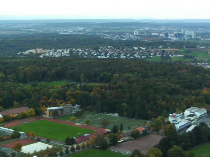 Panorama TV Tower Stuttgart 11102009 9.JPG en View from Stuttgart TV Tower own Zonk43 2009-10-11 Views from Fernsehturm Stuttgart