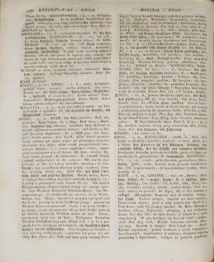 ...Slownik Jezyka Polskiego T.1 Cz.2 G-L 371.jpg Linde Samuel Bogumił - Słownik języka polskiego 2 370 372 PD-old-100-1923 Linde Samuel Bogumił - Słownik języka polskiego T 1 Cz 2 371