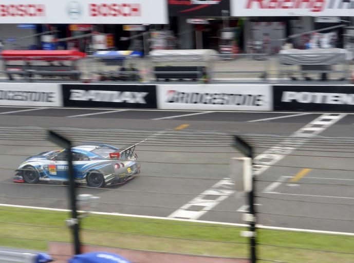 No.30 IWASAKI apr GT-R at 2014 pokka sapporo 1000km (17).JPG ja 2014年度� ッカサッ� ロ1000kmにおける30号車IWASAKI apr GT-Rを撮影� � 2014-08-31 16 02 08 own Tokumeigakarinoaoshima cc-zero Uploaded with UploadWizard Nissan ...