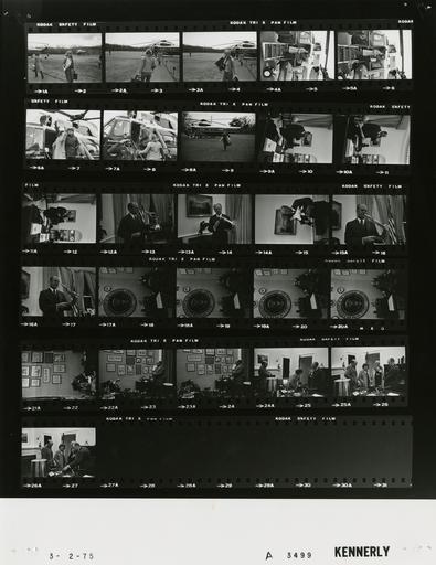 Ford A3499 NLGRF photo contact sheet (1975-03-02)(Gerald Ford Library).jpg White House Photographic Office WHPO is housed at the Gerald R Ford Presidential Library a branch of the National Archives and Records Administration NARA <br/><br/> ...