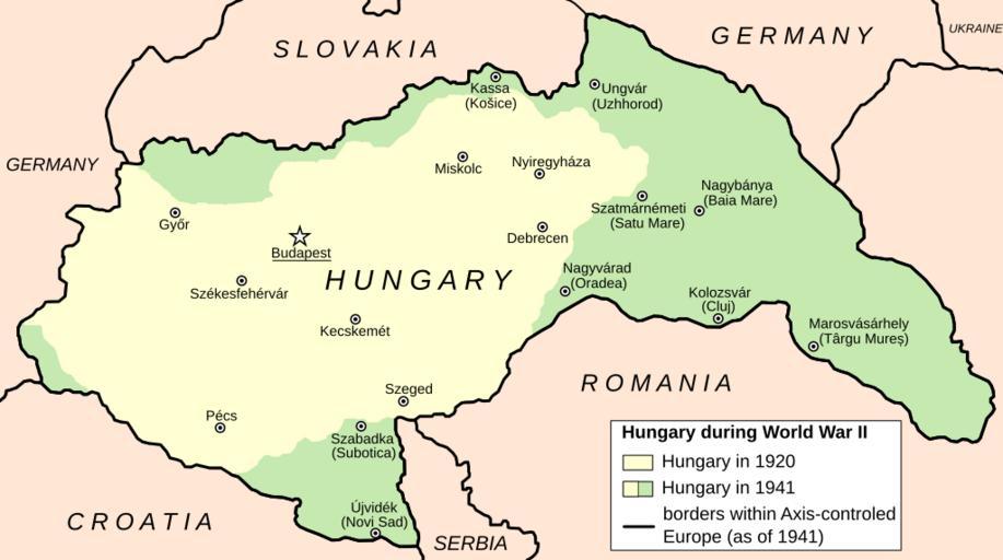 Hungary map World War II - 1920-1941.svg en Map of Hungary during World War II with borders from 1920 and 1941 2013-05-10 19 42 54 File Hungary map png User PANONIAN Derivative work Sir Henry <gallery> File Hungary map World War II - ...