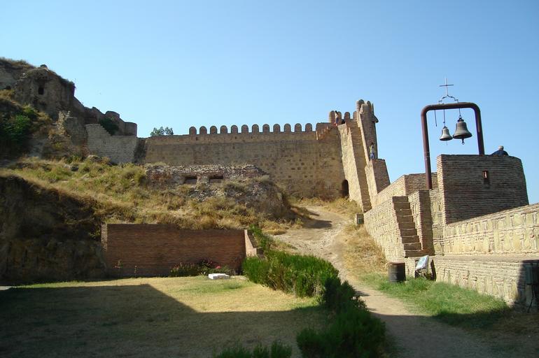 Nariqala.JPG Inside the Narikala Fortress in Tbilisi Own 2007-09 Kober Narikala Church bells in Georgia