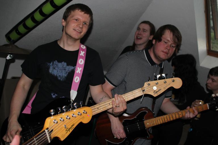 mr. mr bones house show music live band rock portland pdx album release guitar stringed instrument indoor Mr. Bones Mr. Bones