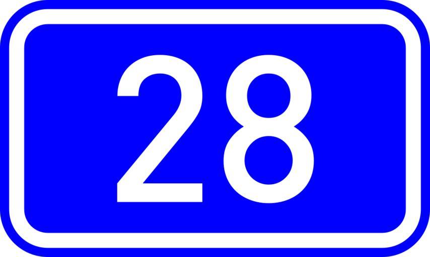 GR-EO-28.svg Diagram of new number sign of Greek National Road 28 E O 28 Diagramm des neuen Nummernzeichens der Nationalstraße 28 Ε Ο 28 in Griechenland Διάγραμμα καινούργιας � ινακίδας νούμερου της ...
