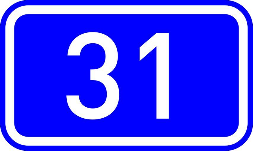 GR-EO-31.svg Diagram of new number sign of Greek National Road 31 E O 31 Diagramm des neuen Nummernzeichens der Nationalstraße 31 Ε Ο 31 in Griechenland Διάγραμμα καινούργιας � ινακίδας νούμερου της ...