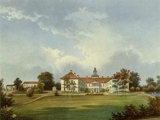 Tillowitz - Schloss.jpg Kreis Falkenberg Provinz Schlesien en Palace in Tillowitz pl Pałac w Tułowicach w Wiejskie dwory pałace i rezydencje 1857 �1883 http //www zlb de/digitalesammlungen/SammlungDuncker/03/146 20Tillowitz pdf Alexander ...