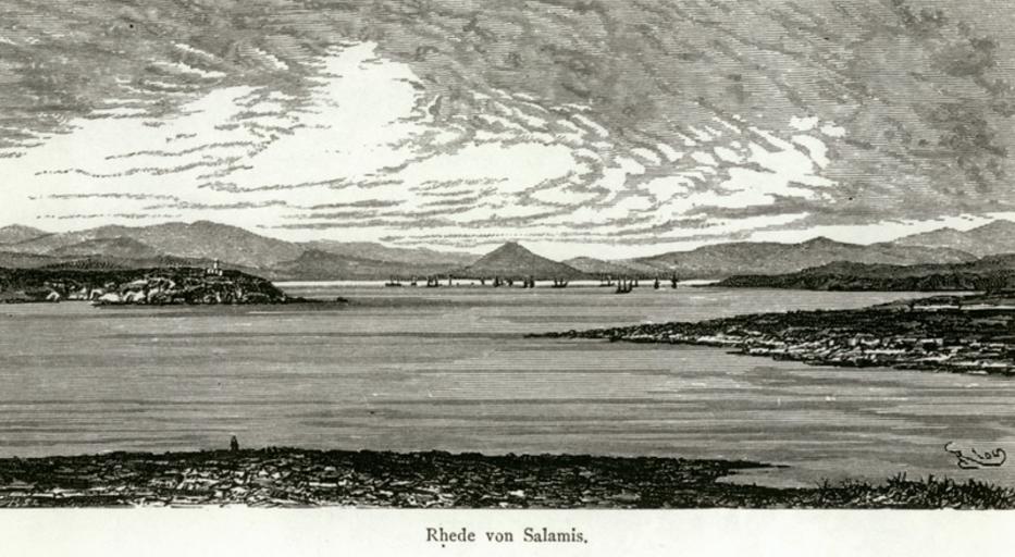 Rhede von Salamis - Schweiger Lerchenfeld Amand (freiherr Von) - 1887.jpg en Amand Schweiger von Lerchenfeld Griechenland in Wort und Bild Eine Schilderung des hellenischen Konigreiches Leipzig Heinrich Schmidt Carl Günther 1887 1887 http ...