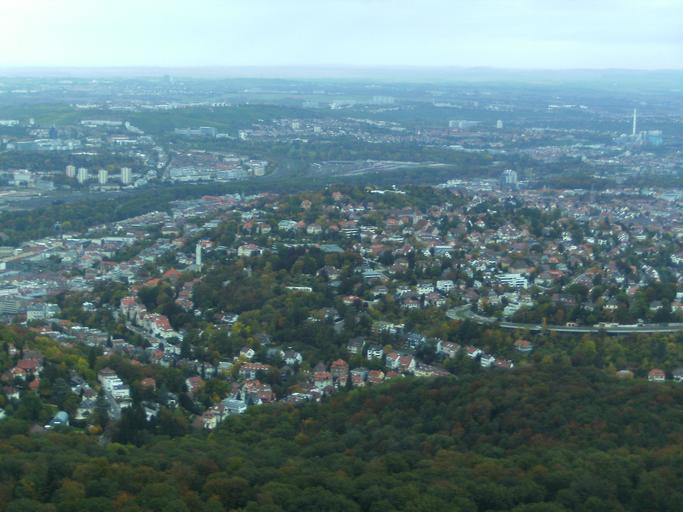 Panorama TV Tower Stuttgart 11102009 17.JPG en View from Stuttgart TV Tower own Zonk43 2009-10-11 Views from Fernsehturm Stuttgart