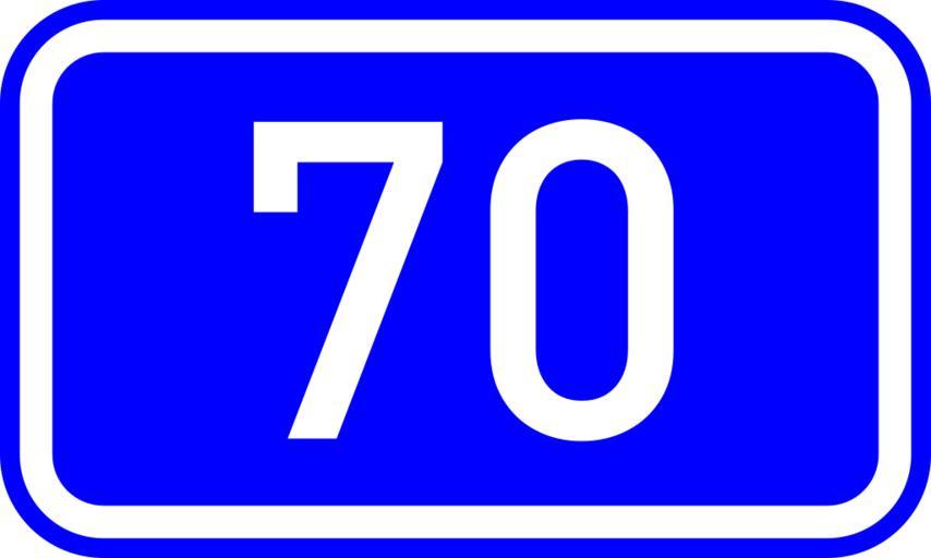 GR-EO-70.svg Diagram of new number sign of Greek National Road 70 E O 70 Diagramm des neuen Nummernzeichens der Nationalstraße 70 Ε Ο 70 in Griechenland Διάγραμμα καινούργιας � ινακίδας νούμερου της ...