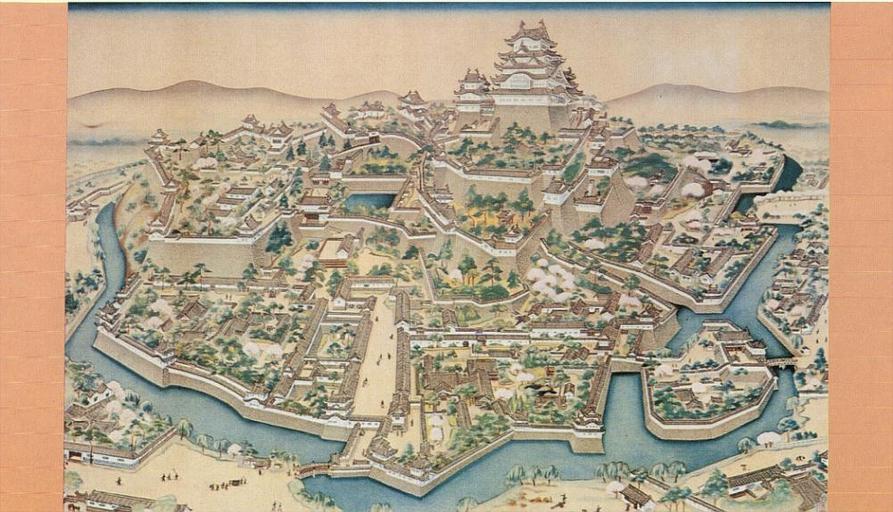 Old painting of Himeji castle.jpg Old painting of Himeji castle Source http //www jgc co jp/waza/a5_himeji/castle01 htm pd-art Paintings from Japan Himeji castle Himeji Castle Keep Tower Artworks missing infobox template