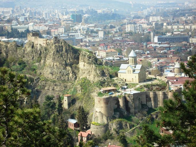 Kala, Tbilisi.JPG The historic district of Kala in Tbilisi Georgia en Narikala fortress and St Nicholas Church Own 2006 Kober Kala Tbilisi Narikala