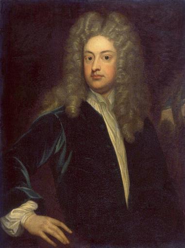 Joseph Addison by Sir Godfrey Kneller, Bt cleaned.jpg after Level adjusted colour corrected version of File Joseph_Addison_by_Sir_Godfrey_Kneller _Bt jpg 1703-1712 oil canvas cm 88 9 67 3 Institution National Portrait Gallery London 283 See ...