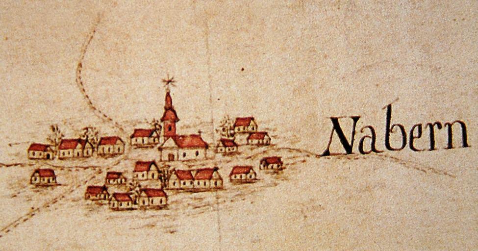 Oborzany1772.jpg en Oborzany Nabern in year 1772 pl Widok Oborzan w 1772 r Karty z dziejów Dębna Dębno PPH Zapol Dmochowski Sobczyk 2005 s 79 Author 1772 Oborzany Myślibórz County PD-old-100