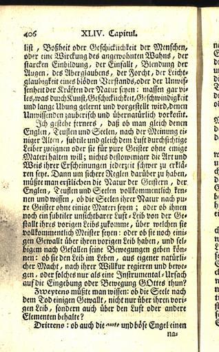 Calmet – Gelehrte Verhandlung der Materi, Von Erscheinungen der Geistern, Und denen Vampiren in Ungarn, Mahren etc – Teil I – 406.jpg 405 407