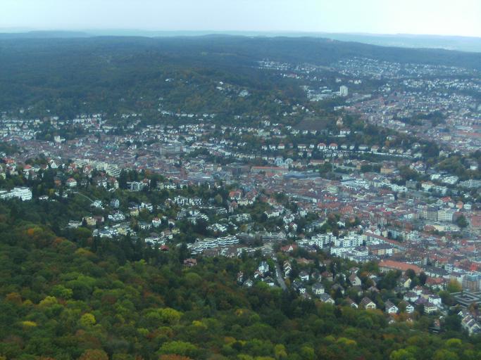 Panorama TV Tower Stuttgart 11102009 13.JPG en View from Stuttgart TV Tower own Zonk43 2009-10-11 Views from Fernsehturm Stuttgart