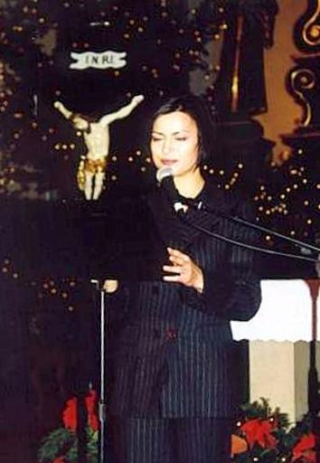 Stenka01.jpg pl Verba Sacra w Kolegiacie w Wejherowie - czytanie Biblii w języku kaszubskim w wykonaniu Danuty Stenki Own Riven Collegiate Church in Wejherowo Danuta Stenka