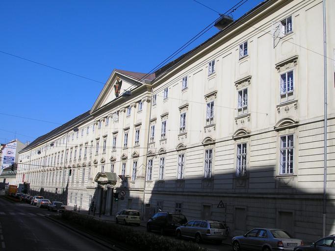 Neue Favorita Vienna Sept. 2006 005.jpg u Image of the Alte Favorita palace built for Empress Maria Theresia of Austria today housing the elite Theresianum Gymnasium and the Diplomatic Academy of Vienna Building is therefore sometimes also ...
