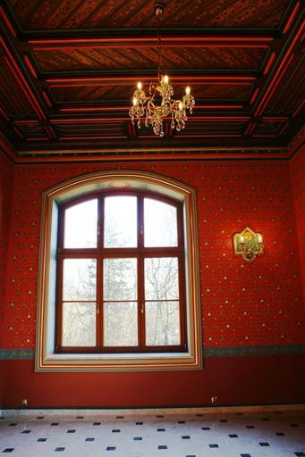 2.Wnętrze Pałacu w Większycach.jpg pl Pałac Większyce Pałac Większyce User Patrycja Patrycja_bier pl Palaces in Opole Voivodeship Większyce