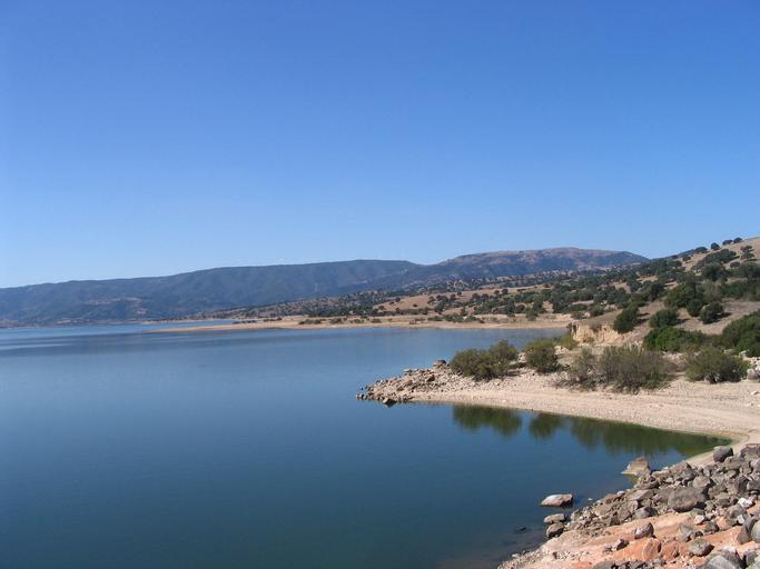 Coghinas05.jpg First River Coghinas Barrage near Oschiri Own 2007-10-18 Markus Braun Lake Coghinas