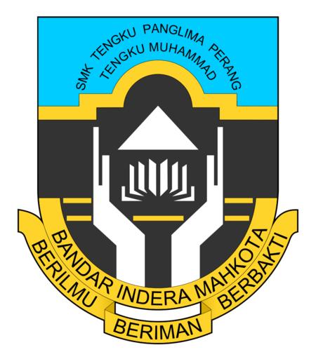 Tengku Panglima Perang Tengku Muhammad (Lama).svg Official badge of Tengku Panglima Perang Tengku Muhammad Secondary School SMKTPPTM This school located at Indera Mahkota Pahang flagicon Malaysia Malaysia Lencana rasmi Sekolah Menengah ...