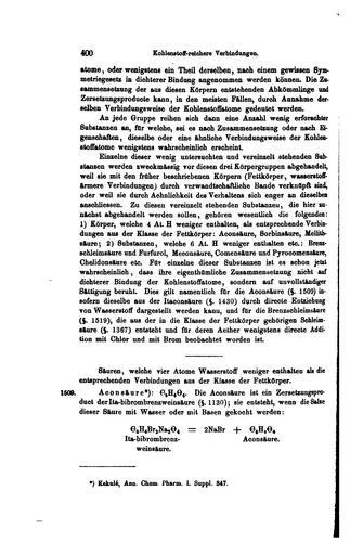 Lehrbuch der organischen Chemie (Kekule) II 400.jpg 399 401