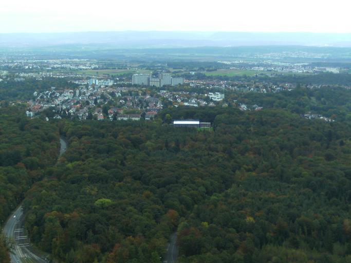 Panorama TV Tower Stuttgart 11102009 6.JPG en View from Stuttgart TV Tower own Zonk43 2009-10-11 Views from Fernsehturm Stuttgart