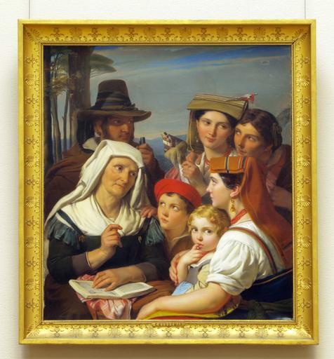 Cornelis Kruseman (1797-1857), De Legende, 1827, Olieverf op doek photo-1.JPG De Legende oil canvas Teylers Museum own AlfvanBeem 2011-12-20 14 00 07 1827 creator Cornelis Kruseman Cc-zero Teylers Eerste Schilderijenzaal Cornelis Kruseman ...