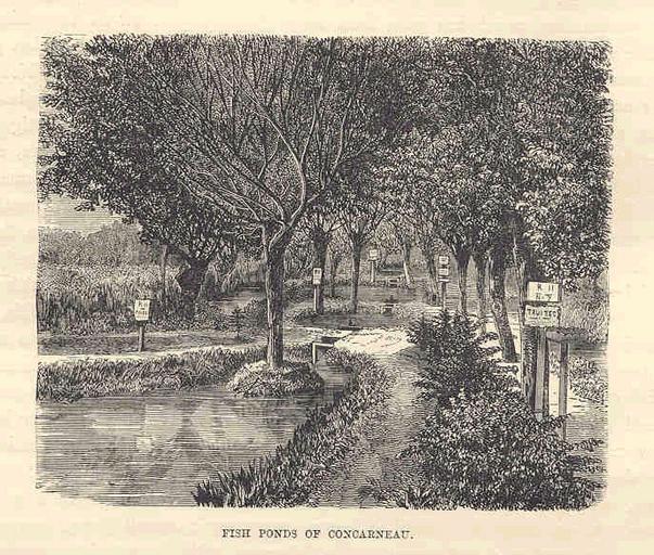 Fish Ponds of Concarneau.jpeg Fish Ponds of Concarneau Subject Fish ponds Geographic Subject France--Concarneau Tag Expositions Aquaculture 1883 Cite book Fisheries of the World an Illustrated and Descriptive Record of the International ...