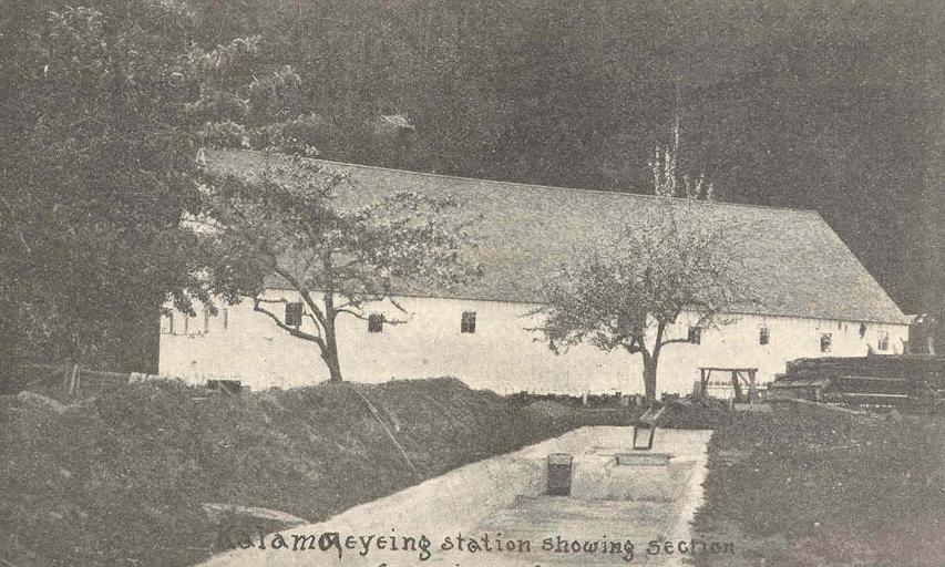 Kalama Eyeing Station, Showing Section of Rearing Ponds.jpeg check categories 22 August 2015 2 Kalama Eyeing Station Showing Section of Rearing Ponds Subject Fish hatcheries Kalama Eyeing Station Kalama Washington Geographic Subject United ...