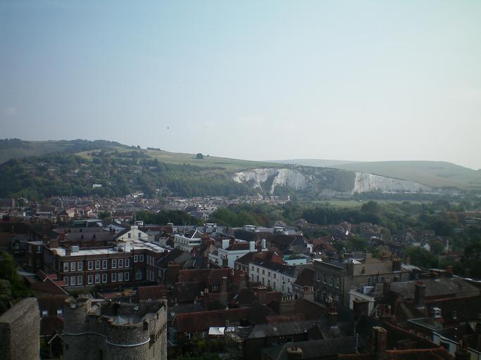 Cliffe from Lewes Castle.JPG en View of Cliffe from Lewes Castle Lewes East Sussex England own Charlesdrakew 2009-09-19 Cliffe East Sussex