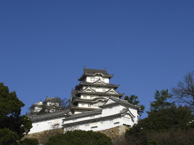 Himeji Castle C0815.jpg Himeji Castle Himeji Hyogo Japan I took this photo and contribute my rights in the file to the public domain Himeji Castle Keep Tower 2007-01-07 own assumed Fg2