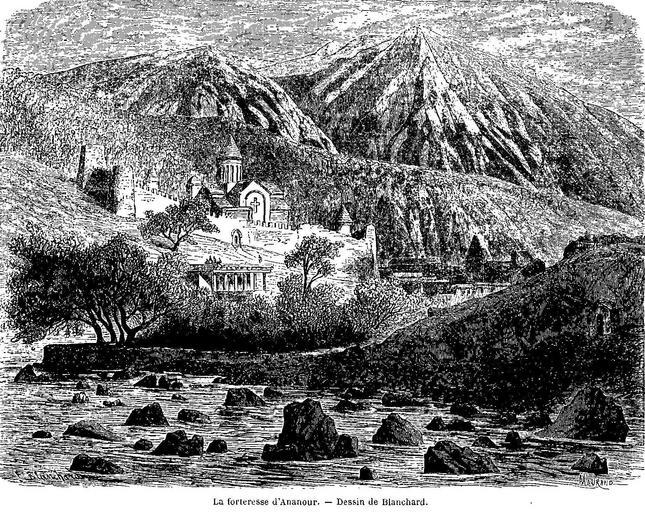 Tour du monde (Paris. 1860-1914).jpg fr La fortresse d'Ananour Le Tour du monde nouveau journal des voyages / publié sous la direction de M Édouard Charton et illustré par nos plus célèbres artistes ark /12148/bpt6k34379n/f124 image ...