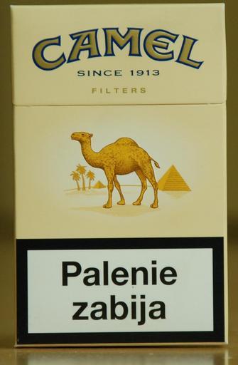 Camel Filters-Polska.jpg Paczka Camel Filters Camel Filters cigarettes Poland Transferred from http //pl wikipedia org pl wikipedia; transferred to Commons by User Żbiczek using http //tools wikimedia de/~magnus/commonshelper php ...