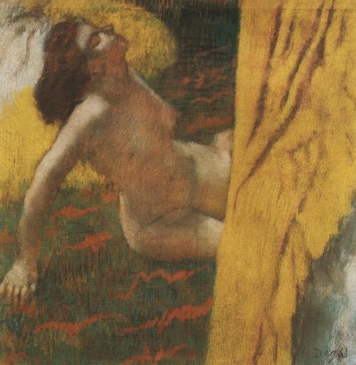 Degas Weiblicher liegender-Akt auf Teppich.jpg Artwork Creator Edgar Degas Weiblicher liegender Akt auf Teppich 1880 oil on canvas 71 × 70 cm Institution Museum Langmatt Baden Switzerland accession number object history credit line user ...
