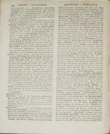 ...Slownik Jezyka Polskiego T.1 Cz.2 G-L 303.jpg Linde Samuel Bogumił - Słownik języka polskiego 2 302 304 PD-old-100-1923 Linde Samuel Bogumił - Słownik języka polskiego T 1 Cz 2 303