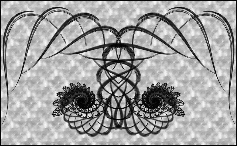 art beautiful artistic design fine black background filigree graphic