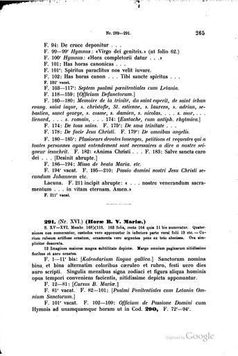 Meier Einsiedler Handschriftenkatalog 265.jpg 264 266