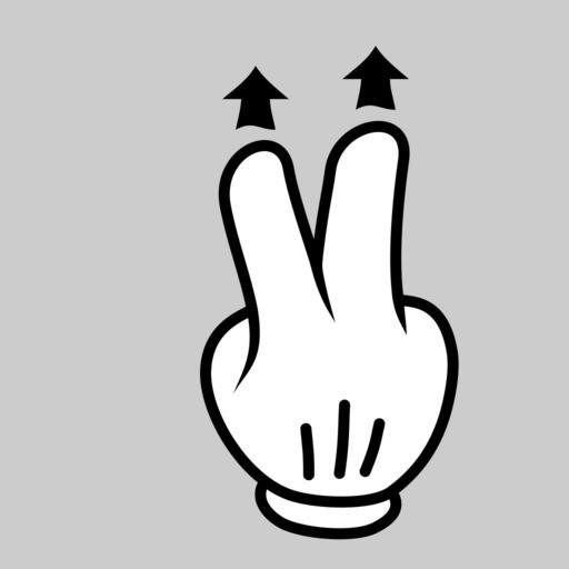 hand finger gesture indication android gesture android mickey mouse tablet