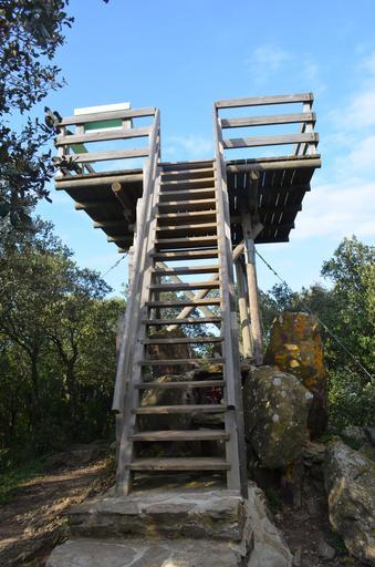 Puig d'Arques, observation tower.JPG de Puig d'Arques Aussichtsturm en Puig d'Arques observation tower 2014-07-14 18 00 52 own Karsten Ratzke cc-zero Uploaded with UploadWizard Observation tower Puig d'Arques