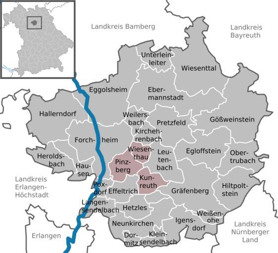 Verwaltungsgemeinschaft Gosberg in FO.svg DeLocMaps Verwaltungsgemeinschaft Gosberg Landkreis Forchheim District of Forchheim Forchheim district L'arrondissement de Forchheim Arrondissement de Forchheim Bayern Bavière Bavaria Adobe ...