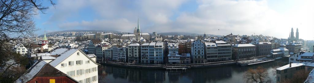 Panorama Zurigo Gennaio 2009.jpg it Panorama di Zurigo Own Pennellone20 2009-01 Zurich Panoramics of Zürich