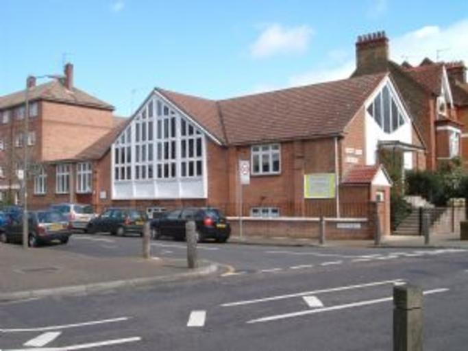 West Side front.jpg en View of West Side Church from Allfarthing Lane Own Lampost98 2005 Churches in the London Borough of Wandsworth 2005 in the London Borough of Wandsworth Churches in London photographed in 2005